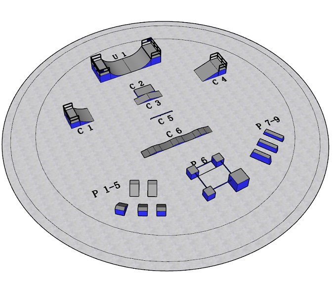 烏海市海南區(qū)體育公園滑板場(chǎng)，年輕人的運(yùn)動(dòng)樂(lè)園！